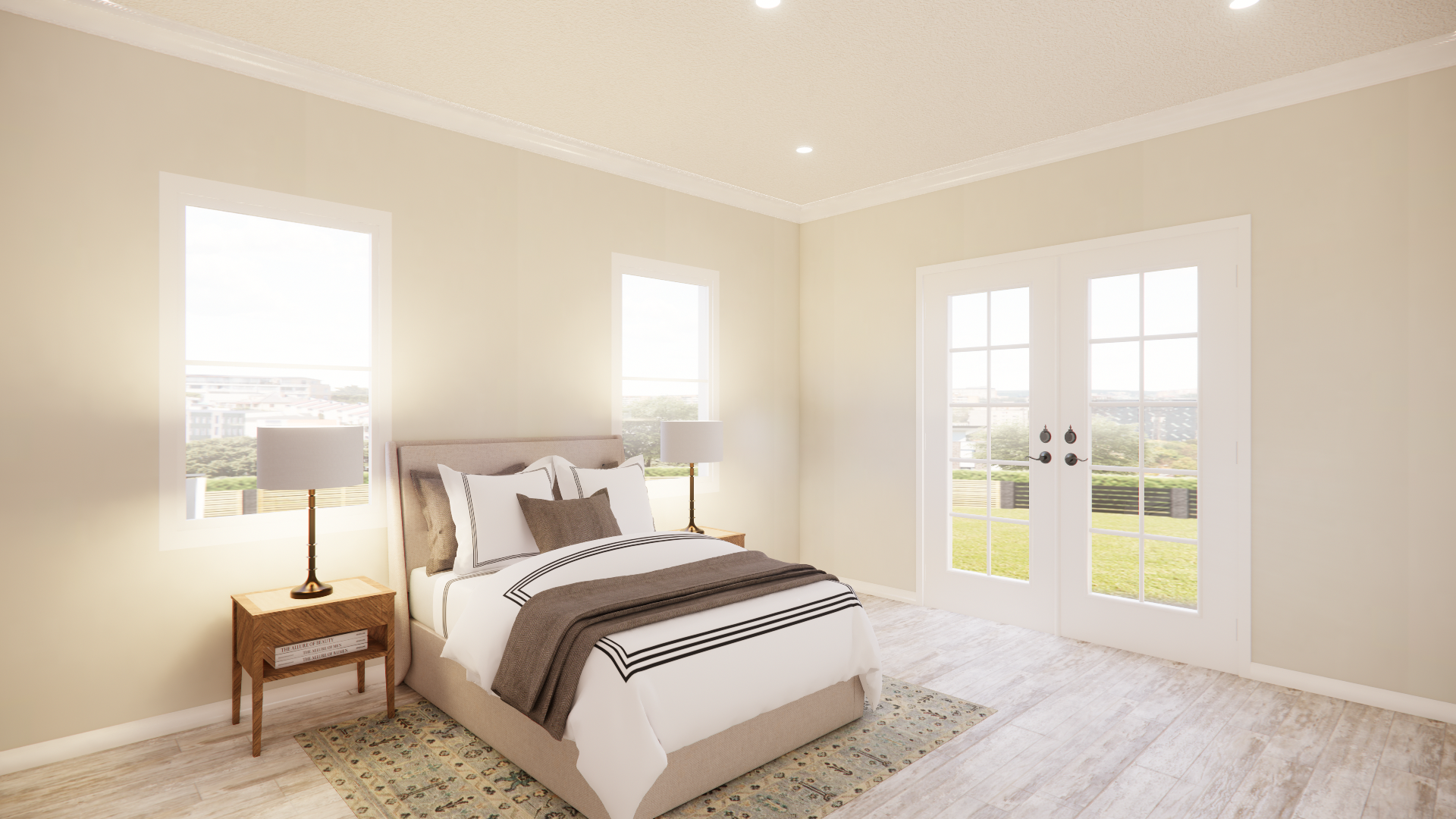 C 1100 Homeplex Prefab homes California Adu California Bedroom- barn wood