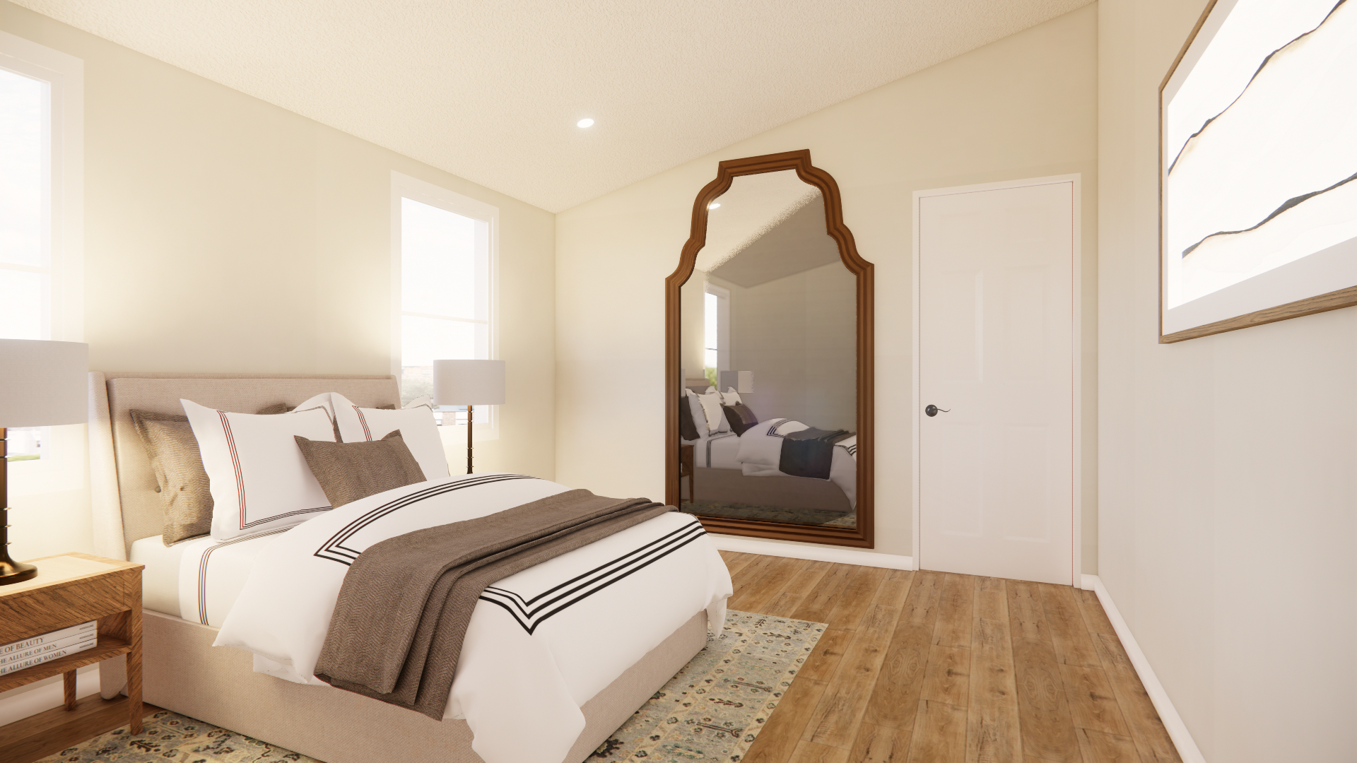 C 1250 Homeplex Prefab homes California Adu California Bedroom -european oak