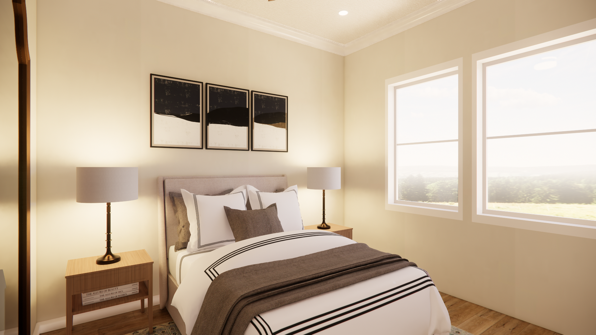 C 550 Homeplex Prefab homes california Adu california bedroom european oak