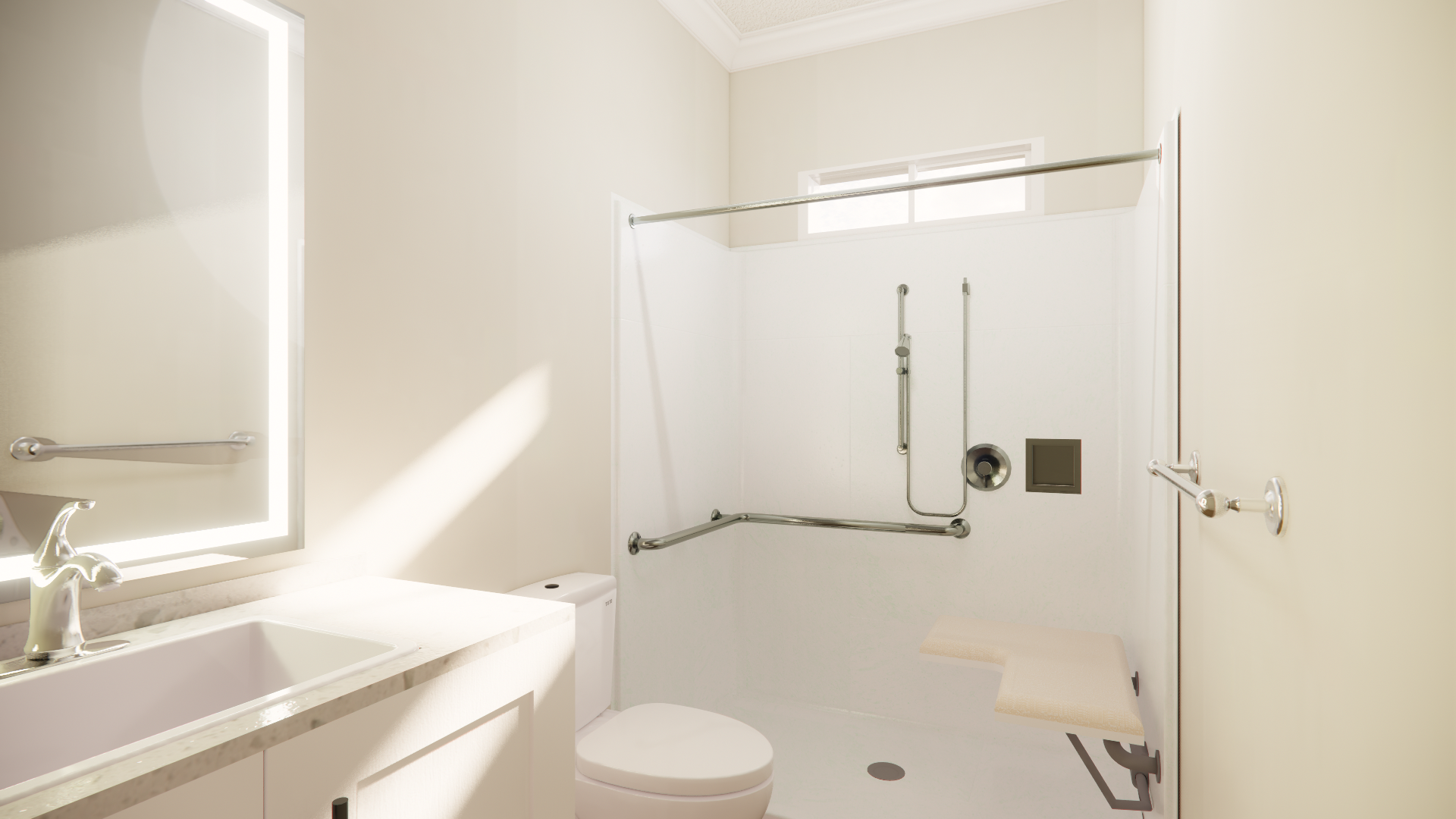 C 800 Homeplex Prefab homes california Adu California Bathroom special needs