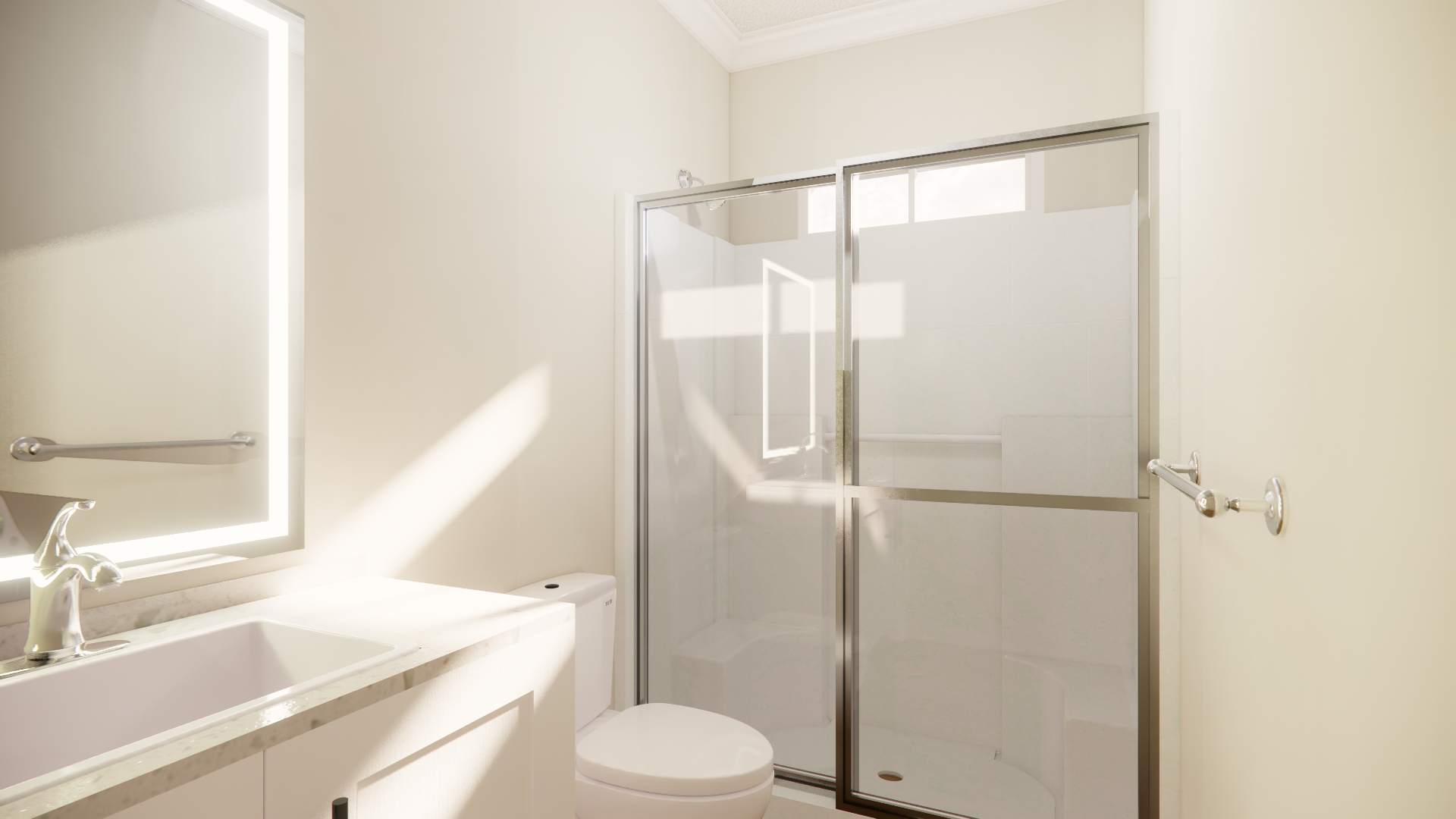 C 800 Homeplex Prefab homes california Adu California Bathroom stall shower