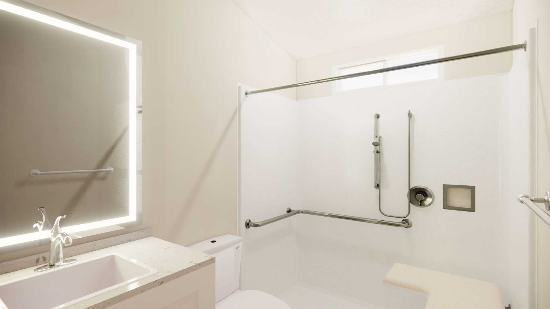 C 805 Homeplex Prefab homes California Adu California Bathroom special needs