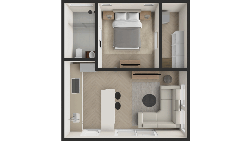 Model I Opt B Prefab Homes California