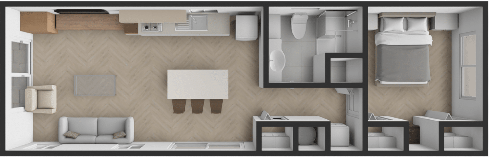 CASITA 550 HOMEPLEX Prefab Homes California
