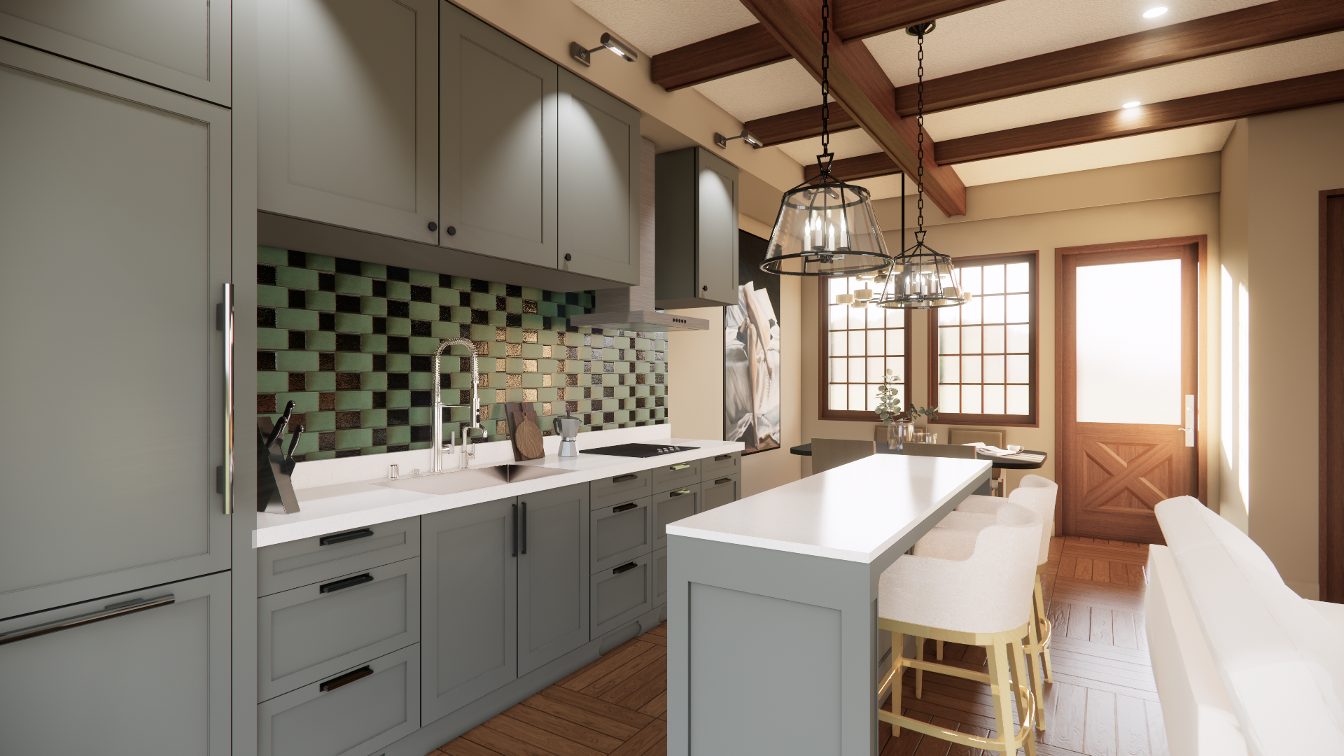 THE FLEXY CALABASAS ULTIMATE KITCHENHomeplex Prefab Homes California