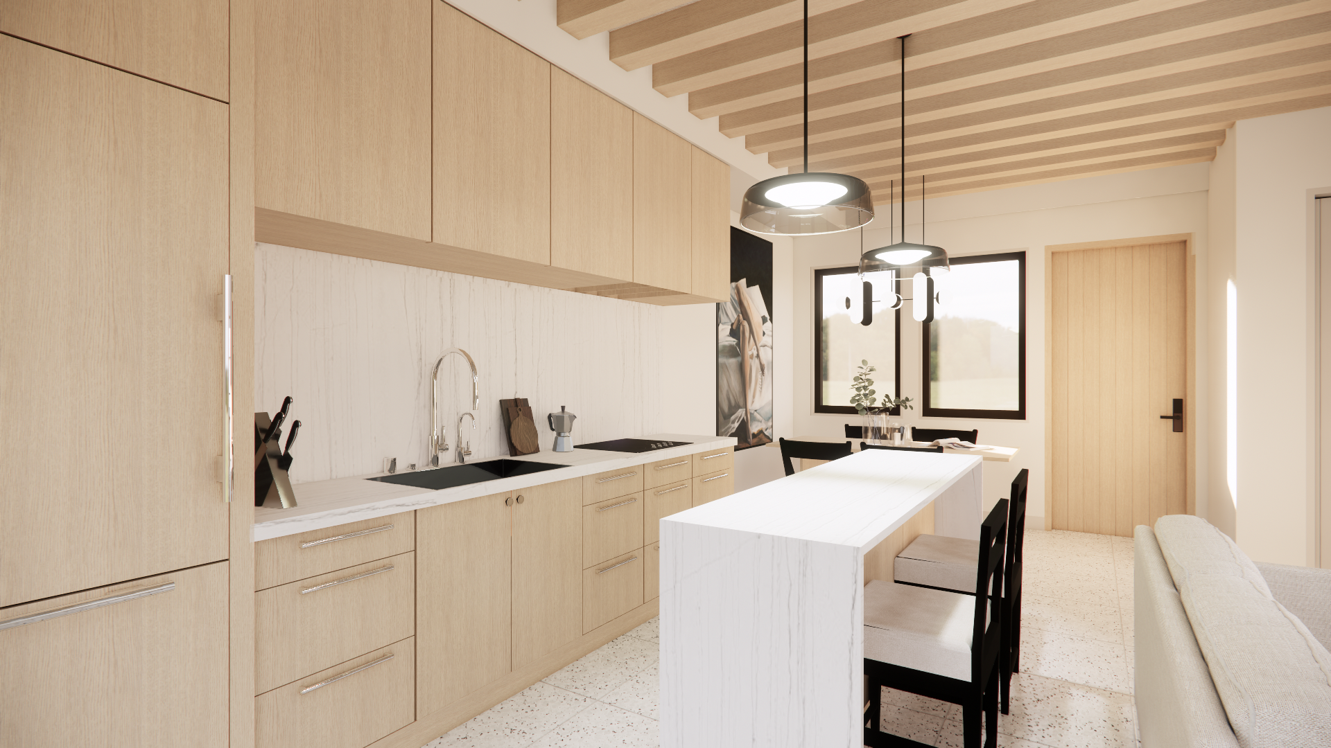 THE FLEXY MALIBU ULTIMATE KITCHEN Homeplex Prefab Homes California