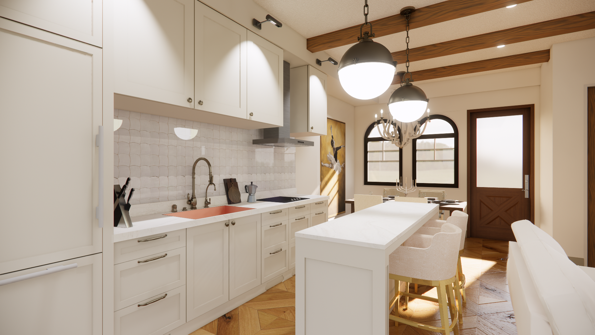 THE FLEXY SANTA BARBARA ULTIMATE KITCHEN Homeplex Prefab Homes California