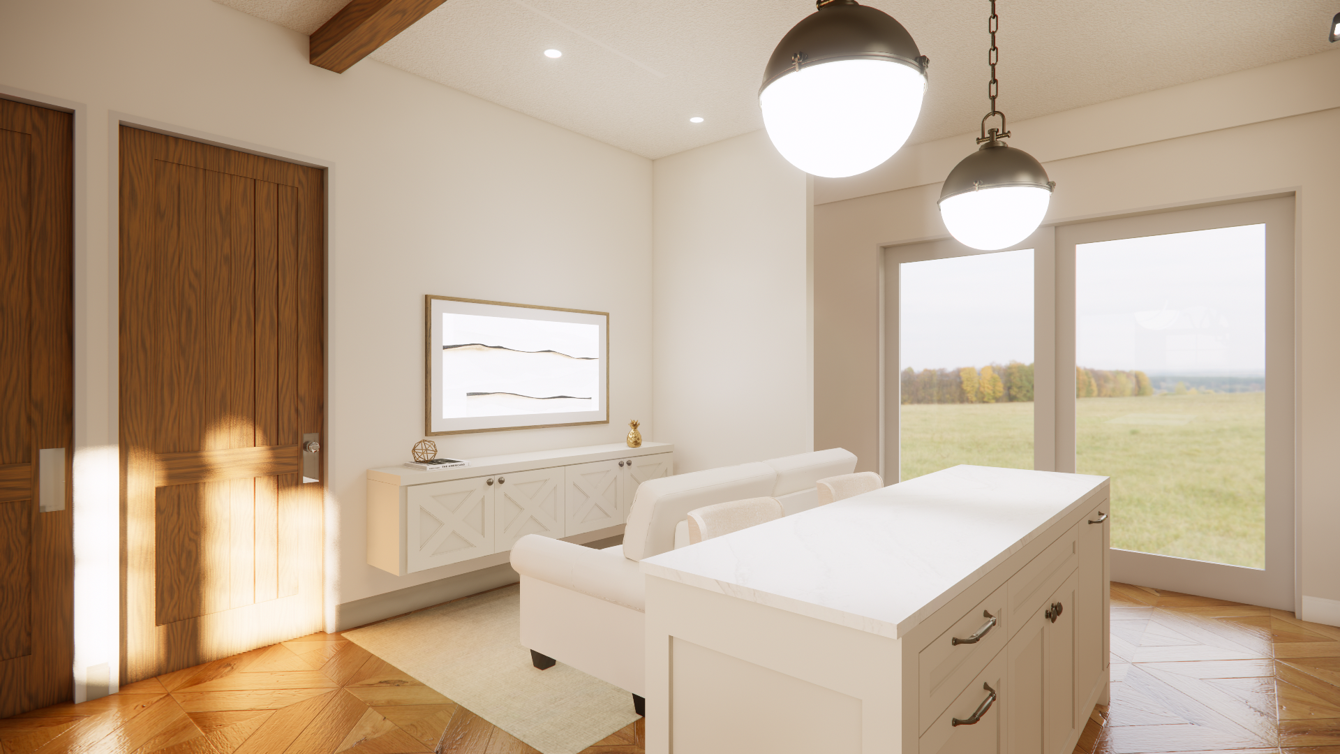 THE FLEXY SANTAN BARBARA ULTIMATE LIVINGROOM Homeplex Prefab Homes California