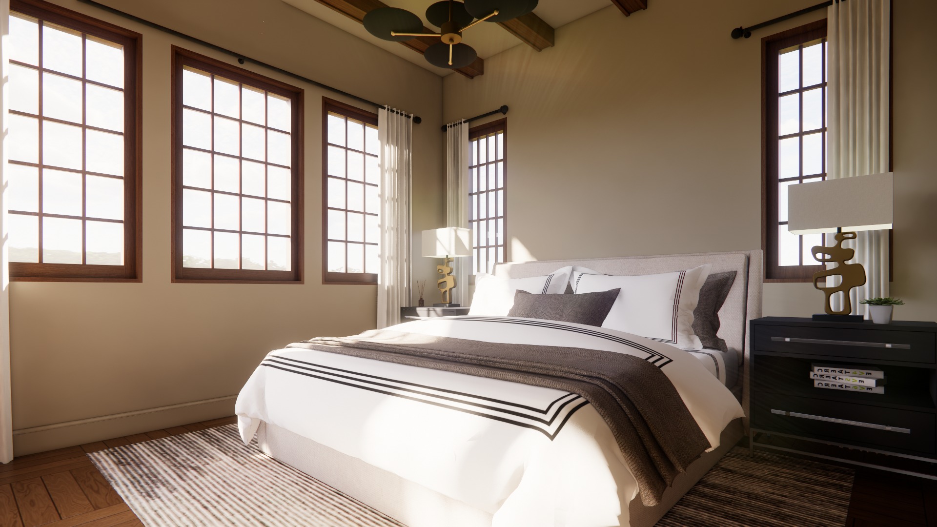 THE SANCTUARY CALABASAS ULTIMATE BEDROOM Homeplex Prefab Homes California