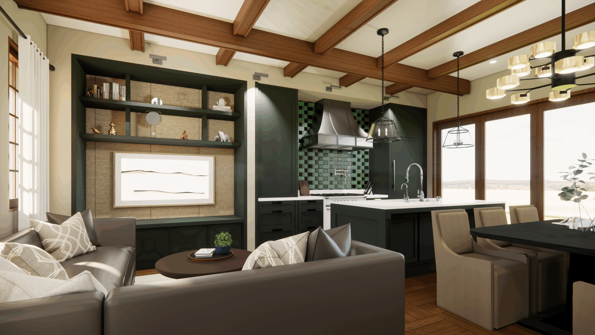 THE SANCTUARY CALABASAS ULTIMATE KITCHEN Homeplex Prefab Homes California