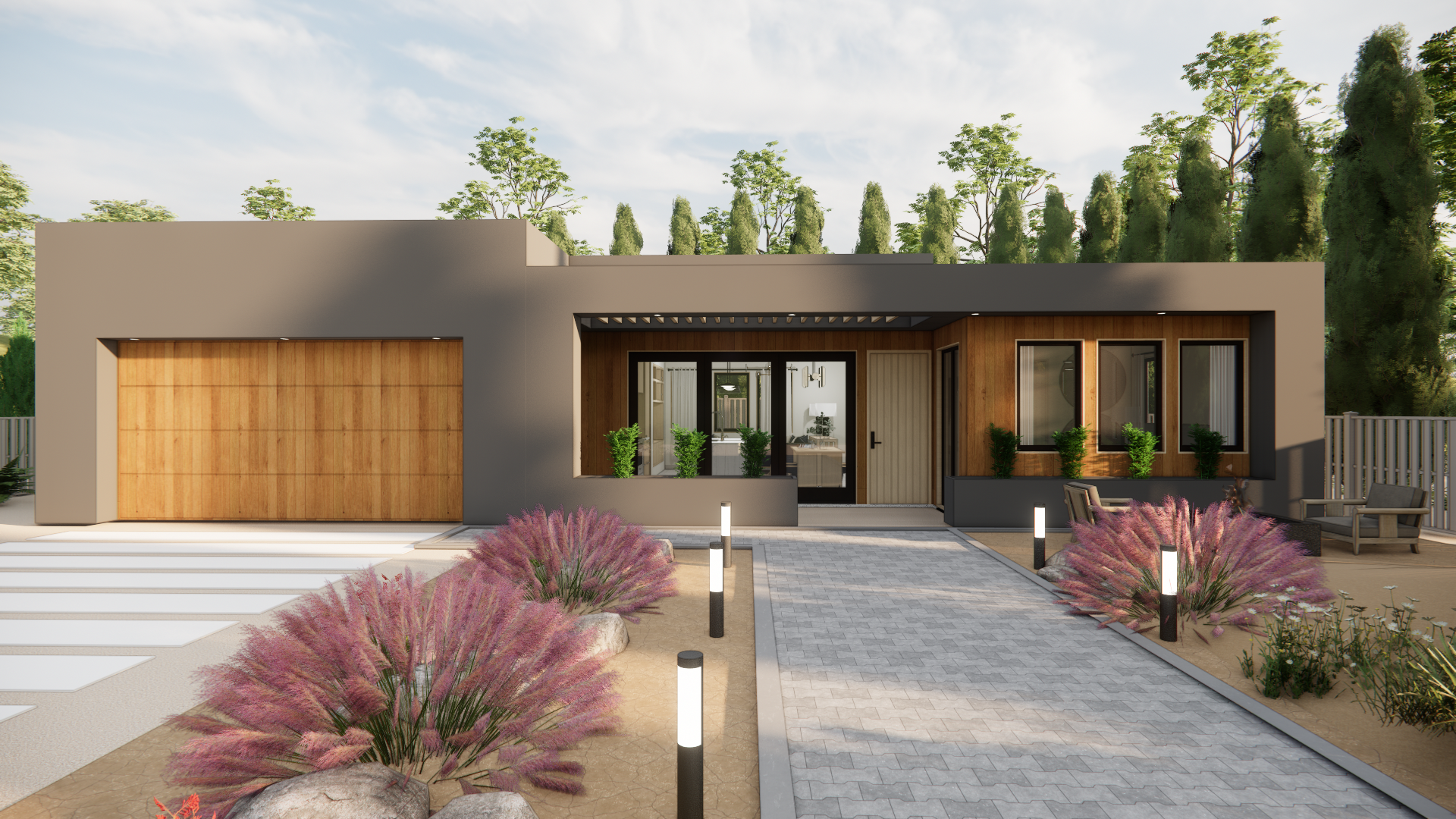 THE SANCTUARY MALIBU ULTIMATE EXT GARAGE Homeplex Prefab Homes California