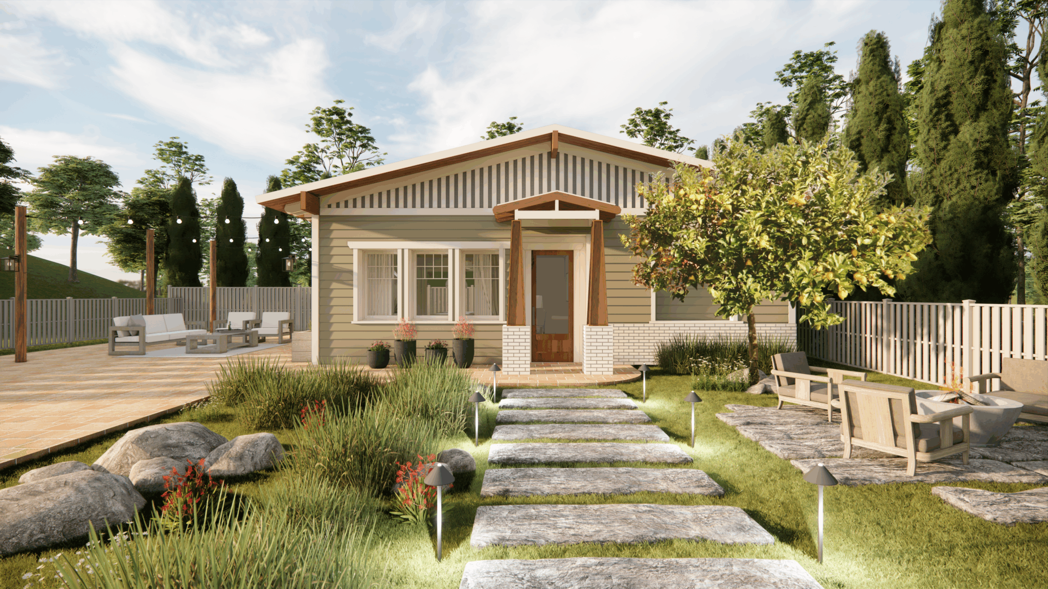 THE SANCTUARY PASADENA ULTIMATE EXT 2 Homeplex Prefab Homes California