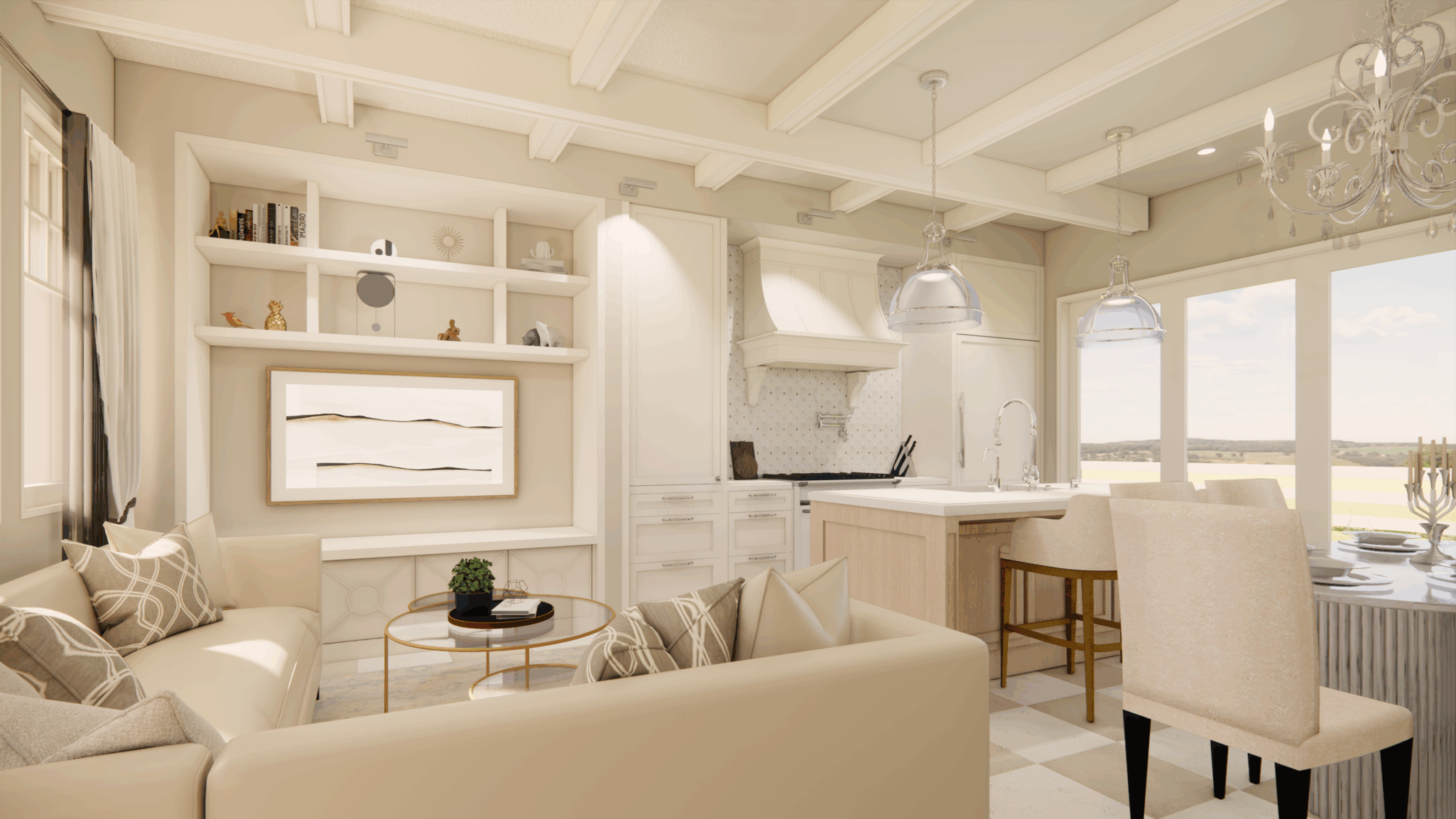 THE SANCTUARY PASADENA ULTIMATE LIVINGROOM Homeplex Prefab Homes California