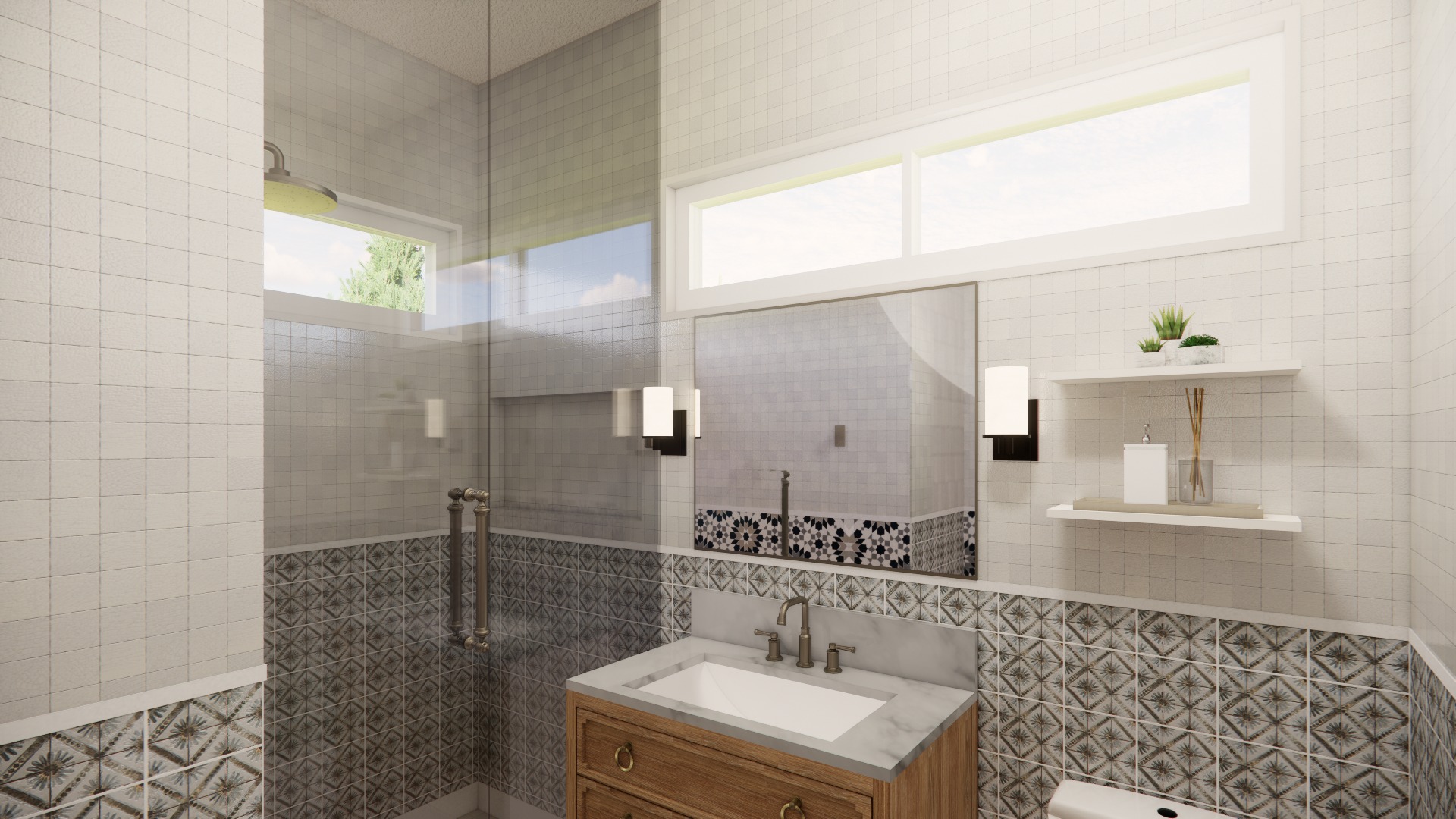 THE SANCTUARY SANTA BARBARA ULTIMATE BATHROOM Homeplex Prefab Homes California