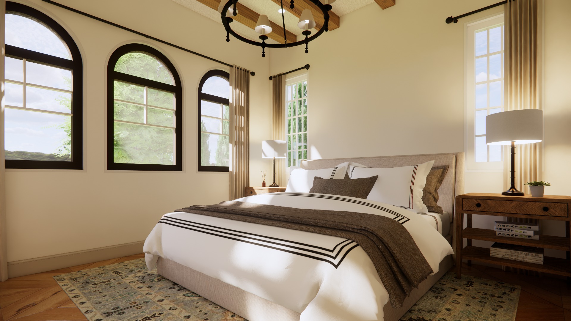 THE SANCTUARY SANTA BARBARA ULTIMATE BEDROOM Homeplex Prefab Homes California