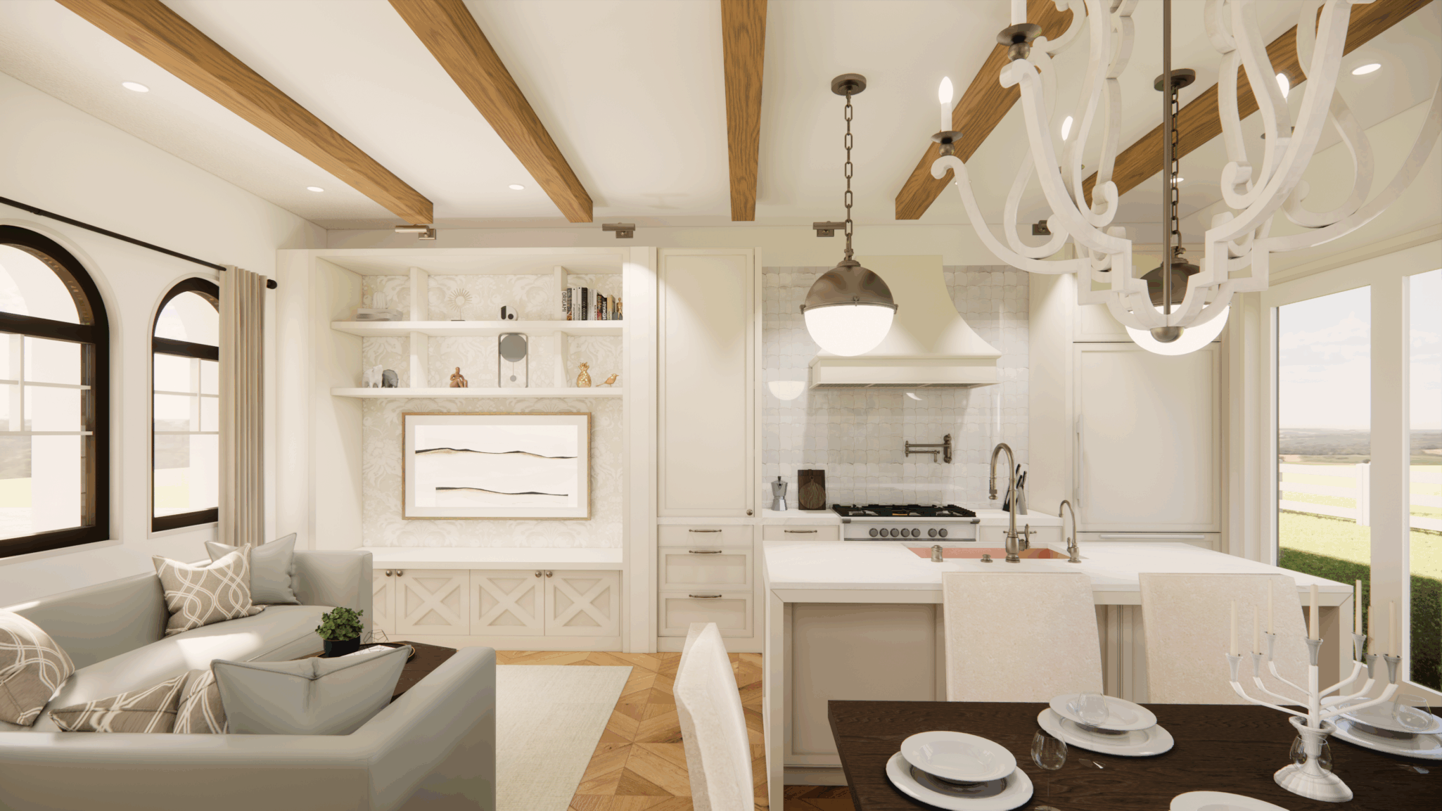 THE SANCTUARY SANTA BARBARA ULTIMATE KITCHEN Homeplex Prefab Homes California