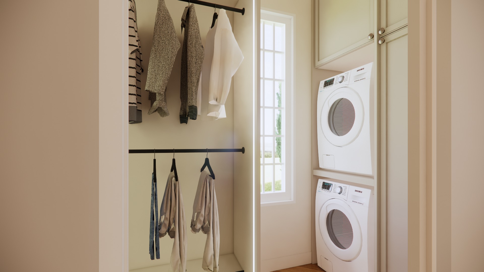 THE SANCTUARY SANTA BARBARA ULTIMATE LAUNDRY Homeplex Prefab Homes California